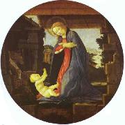 The Virgin Adoring Child Sandro Botticelli